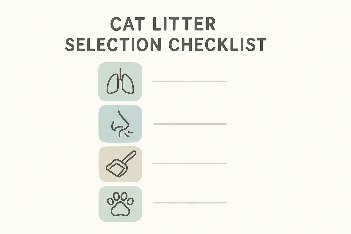 처음 고양이 모래 고를 때, 5가지 팁